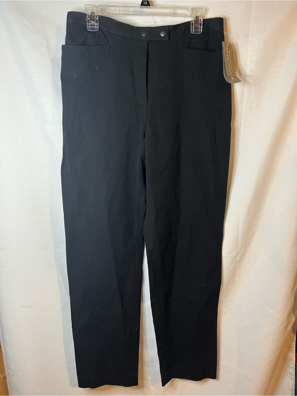 Jones New York Black Dress Trousers - Straight Leg